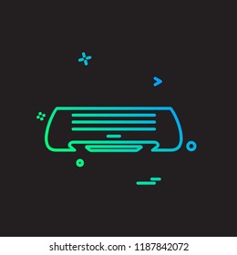 Ac icon design vector