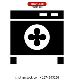 ac icon or logo isolated sign symbol vector illustration - high quality black style vector icons
