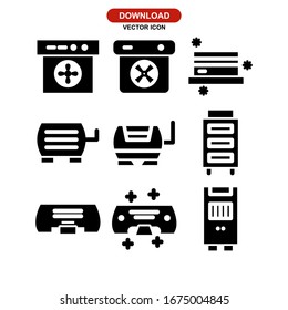 ac-Symbol oder Logo, einzelne Vektorillustration-Symbol-Illustration - Kollektion hochwertiger Vektorsymbole in schwarzem Stil

