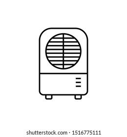 ac icon trendy flat design