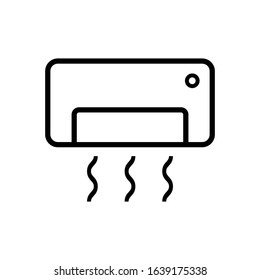 AC icon vector on white background
