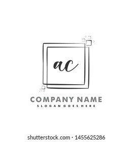 AC Initial beauty monogram logo vector