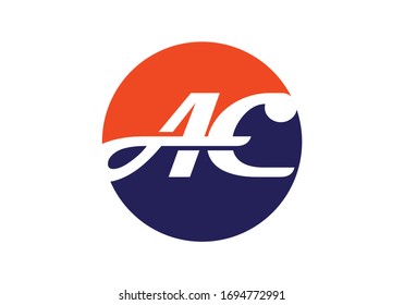 A-C Initial Letter Logo design vector template, Graphic Alphabet Symbol for Corporate Business Identity