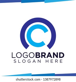 AC Initial Letter Logo Icon Vector template