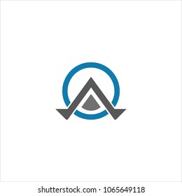 ac initial logo vector. design 