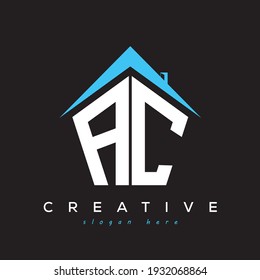 AC letter creative property logo