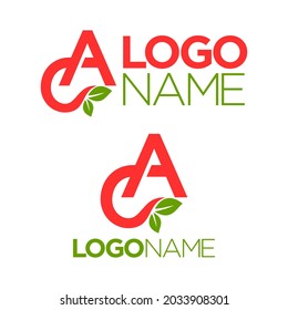 Concepto del logotipo de la letra AC. Muy adecuado para diversos fines comerciales también para símbolo, logotipo, nombre de la empresa, nombre de marca, nombre personal, icono y muchos más.