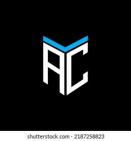 AC letter logo creative design with vector graphic