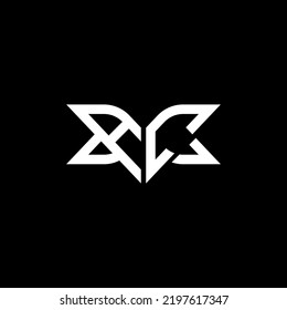 Diseño creativo del logotipo de la letra AC con gráfico vectorial, logotipo AC simple y moderno.
