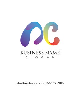 AC letter logo creative modern template vector design 