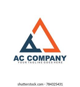 AC letter logo design