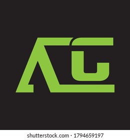 AC Letter Logo Design Creative Icon Modern Letters Vector Logo