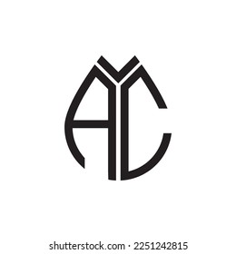 AC letter logo design.AC creative initial AC letter logo design . AC creative initials letter logo concept.
