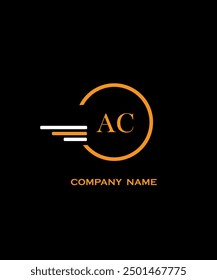 AC Letter Logo Design. Unique Attractive Creative Modern Initial AC