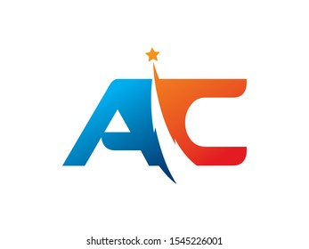AC Letter logo or symbol template design