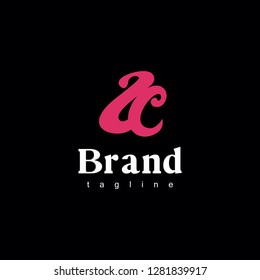 AC letter logo vector illustration