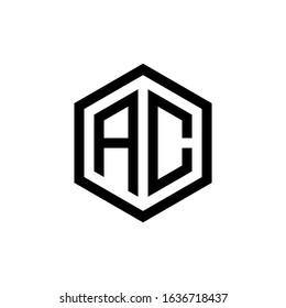 Ac Letter Logo Vektor Icon Template Stock Vector (Royalty Free ...