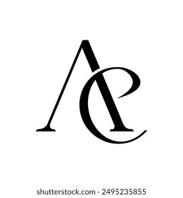 AC Letter simple Logo Design Vector 