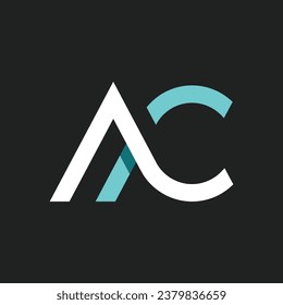 AC Letter Type Vector Logo