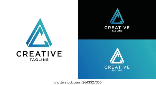 AC Letters Professional logo for all types of business