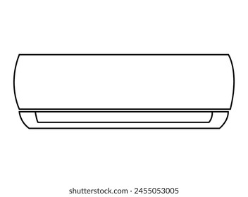Ac lineart design vector illustration design,outline ac
