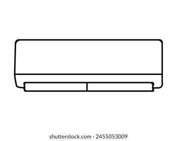 Ac lineart design vector illustration design,outline ac