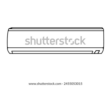 Ac lineart design vector illustration design,outline ac