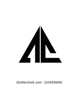 ac logo design simple modern template