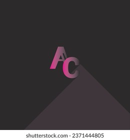 AC logo design and vector.