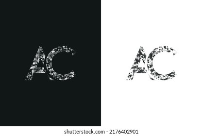 AC logo design vector file.