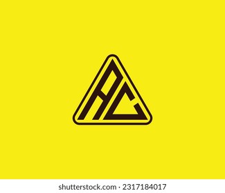 AC Logo design vector template