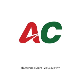 AC logo design vector template. AC