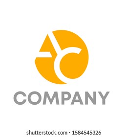 ac logo icon design template sign