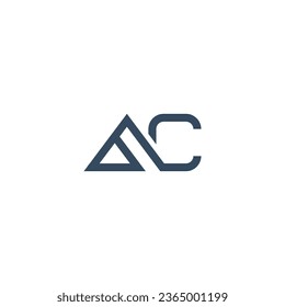 AC Logo Initial Design. Letter AC Icon