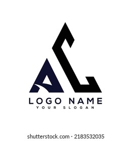 Ac logo letter design vector template icon