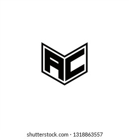 AC Logo Letters initial Designs Template