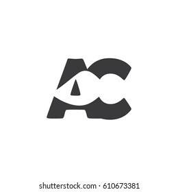 Ac Logo Vector Stock Vector (royalty Free) 610673381 