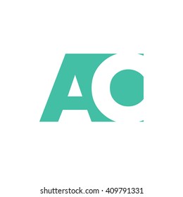 AC Logo | Vector Graphic Branding Letter Element | jpg, eps, path, web, app, art, ai | White Background