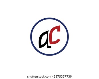 Ac modern uniq letter logo