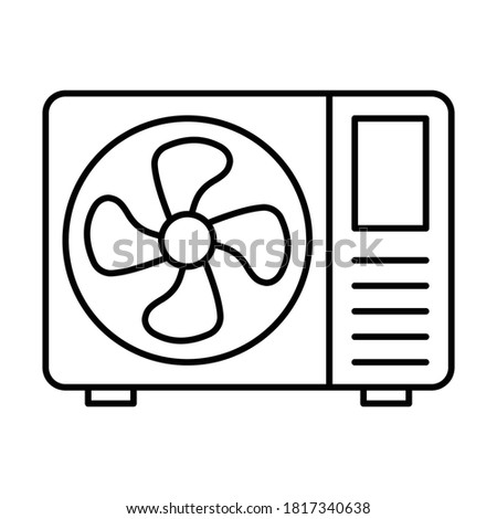 
Ac outdoor  Line Style vector icon which can easily modify or edit
