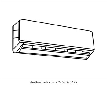 Ac outline design illustration vector