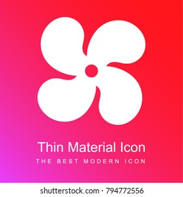 AC red and pink gradient material white icon minimal design