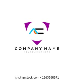 AC Security Guard Logo Icon template - Vector