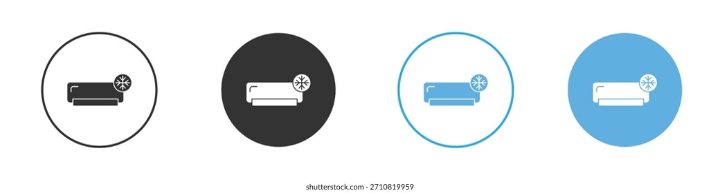 AC unit icon. Graphic icon design template