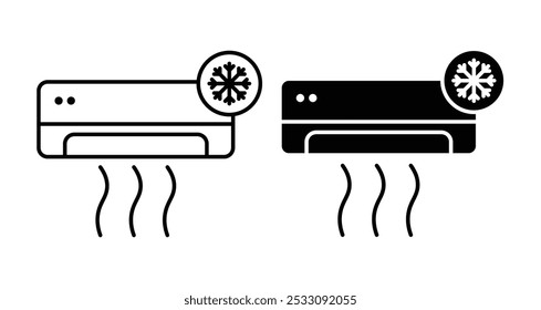 AC Unit icon line style. EPS10