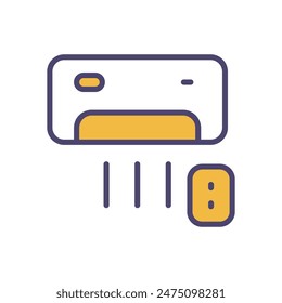Ilustración de stock de diseño de ícono de Vector de CA