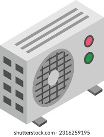 AC Vector illustration on a transparent background. Premium quality symmbols. Vector line flat icons for concept and graphic design.