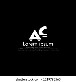AC  Vector initial abstract logo concept for your company .