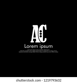 AC  Vector initial abstract logo concept for your company .