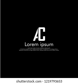 AC  Vector initial abstract logo concept for your company .